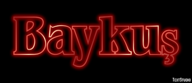 Baykuş Efecto de Texto
