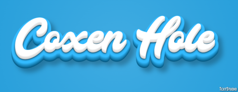 Coxen Hole Efekt tekstowy