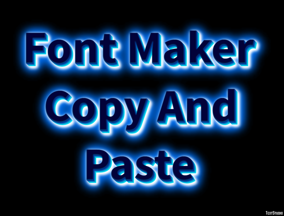 Font Maker Copy And Paste Effetto testo