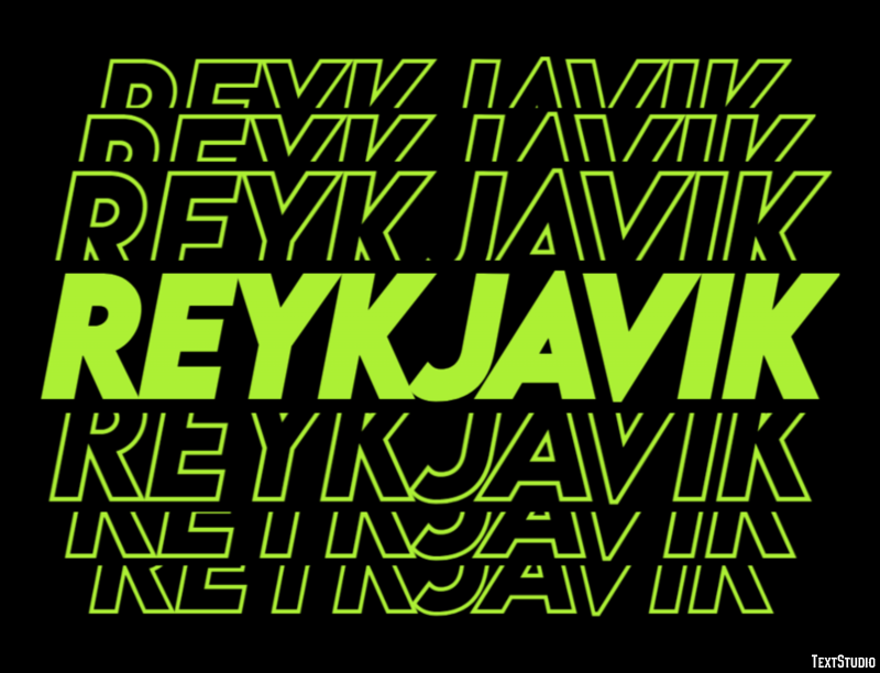 Reykjavik Efekt tekstowy