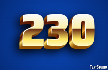 230 Text Effect
