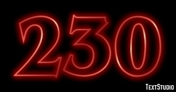 230 Text Effect