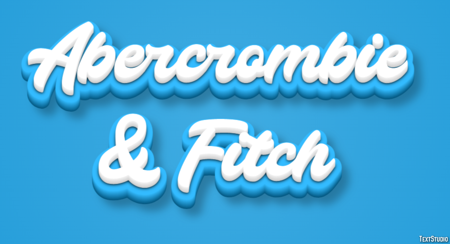 Abercrombie & Fitch Effet de Texte