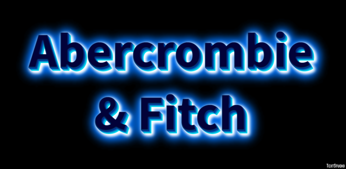Abercrombie & Fitch Effet de Texte