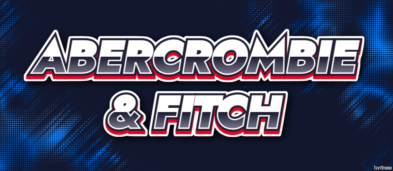 Abercrombie & Fitch Effet de Texte