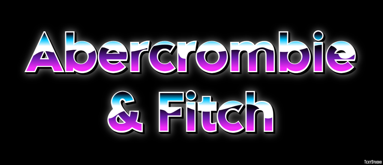 Abercrombie & Fitch Effet de Texte