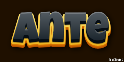 Ante Text Effect