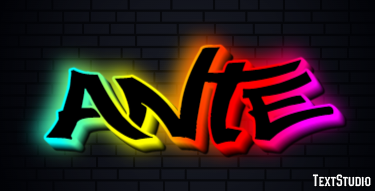 Ante Text effect