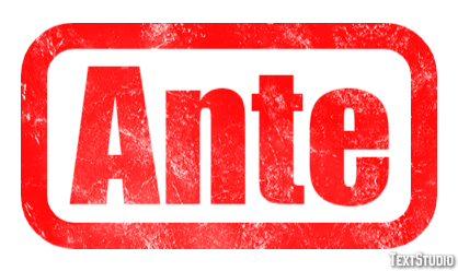 Ante Text effect
