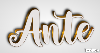Ante Text Effect