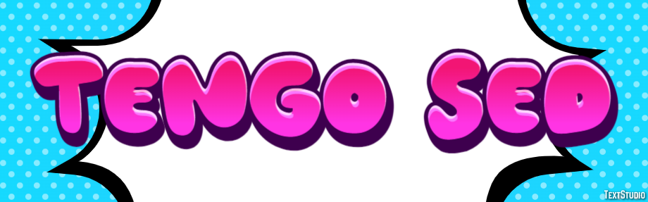Tengo sed Text Effect
