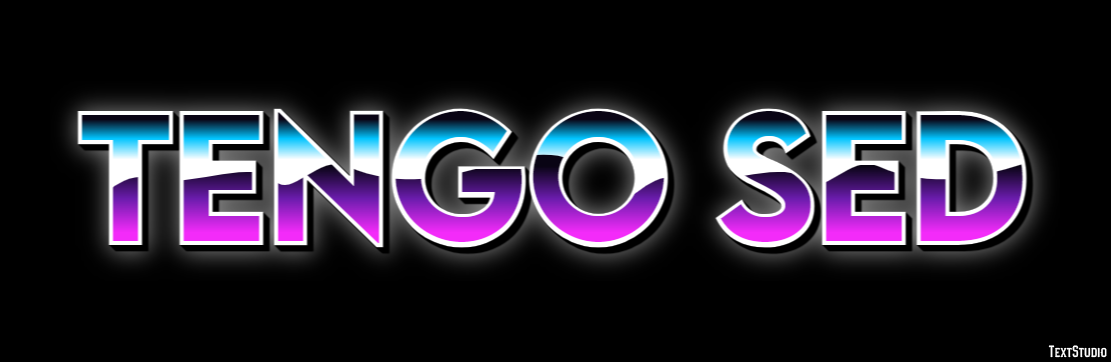 Tengo sed Text Effect