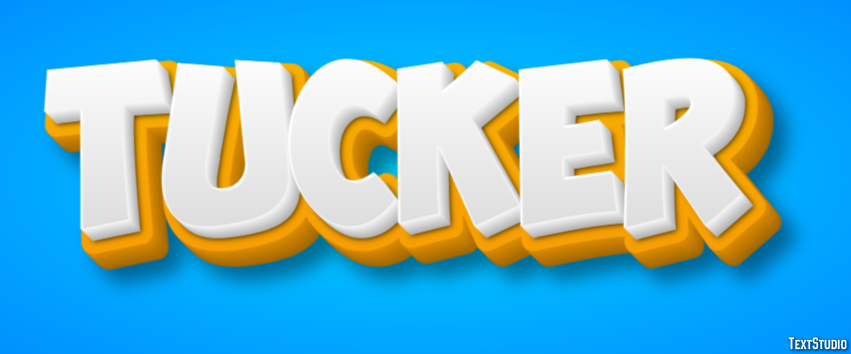 Tucker Efeito de texto
