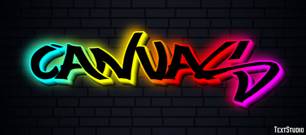 Canvas Efecto de Texto