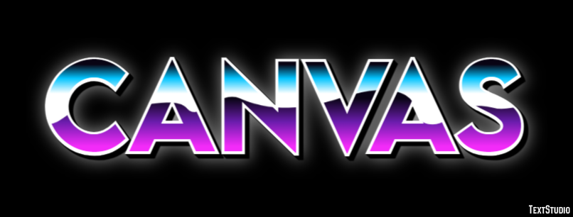Canvas Efecto de Texto