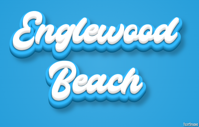 Englewood Beach Efecto de Texto