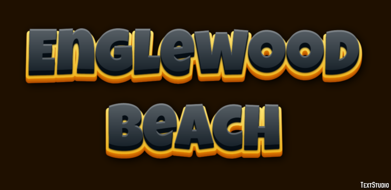 Englewood Beach Efeito de texto