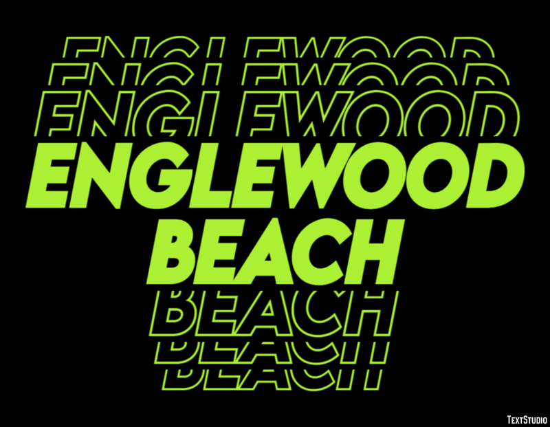 Englewood Beach Efeito de texto