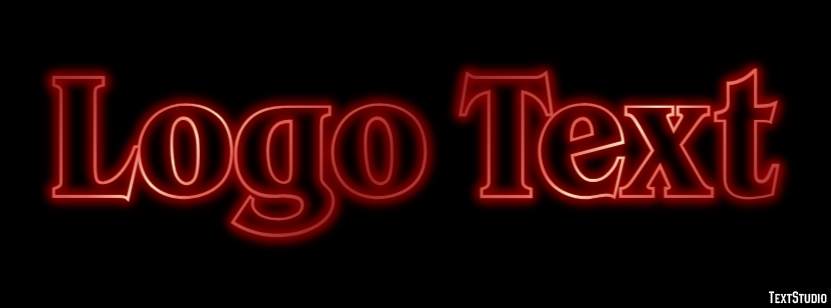Logo Text Text effect