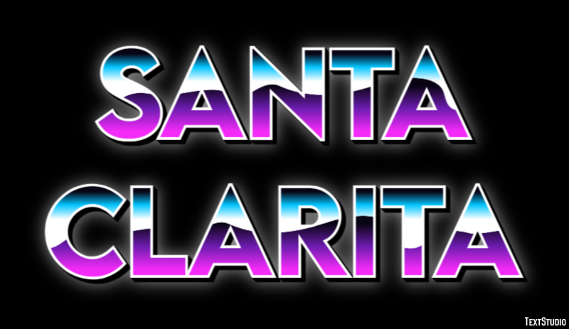 Santa Clarita Effetto testo