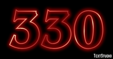 330 Text effect