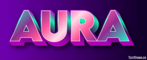 Aura Effet de Texte