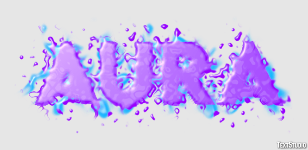 Aura Эффект текста