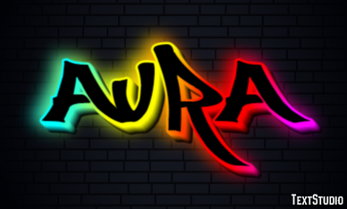Aura Text effect