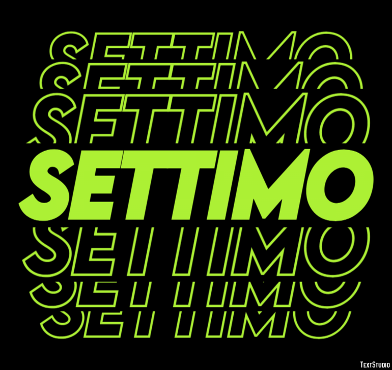 Settimo Effetto testo