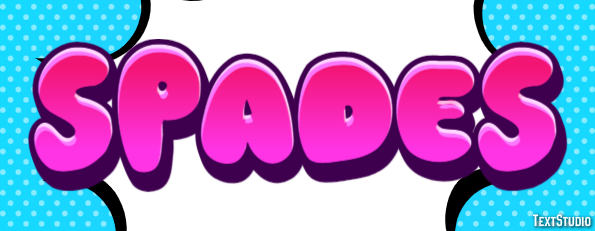 Spades Text effect