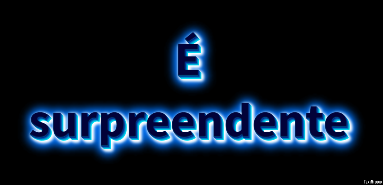 É surpreendente Efecto de texto