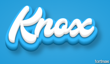 Knox Efekt tekstowy