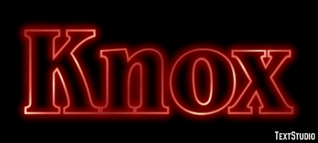 Knox Texteffekt