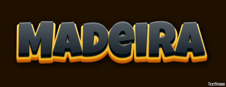 Madeira Efeito de texto