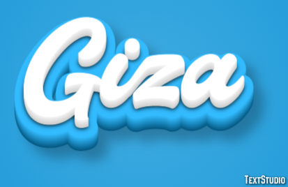 Giza Efekt tekstowy