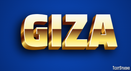 Giza Efekt tekstowy