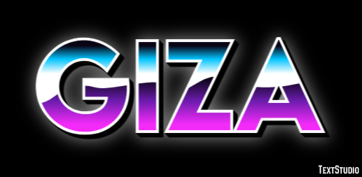 Giza Efekt tekstowy