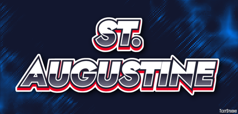 St. Augustine Texteffekt