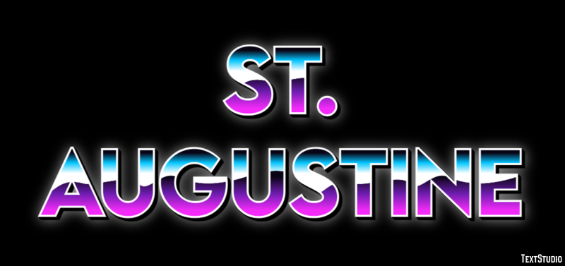 St. Augustine Texteffekt
