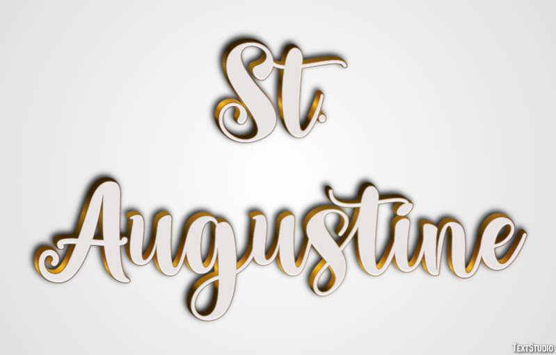 St. Augustine Texteffekt