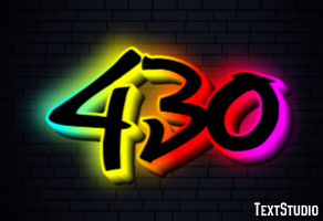 430 Text Effect