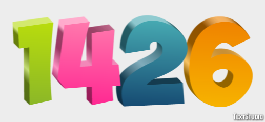 1426 Text effect