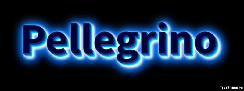 Pellegrino Effetto testo