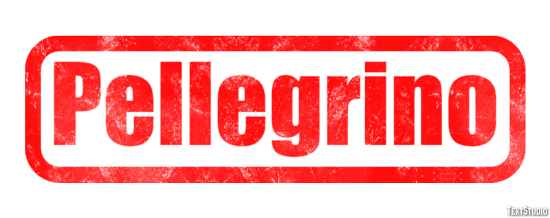Pellegrino Effetto testo
