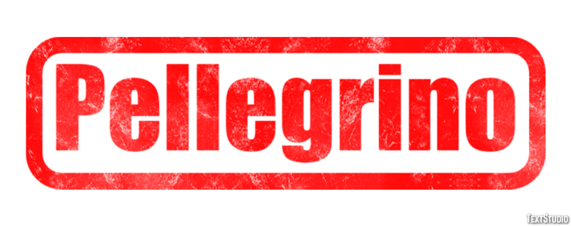 Pellegrino Effetto testo