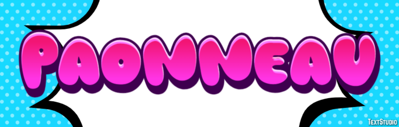 Paonneau Efecto de Texto