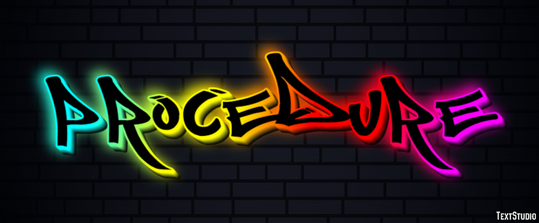 Procedure Text Effect