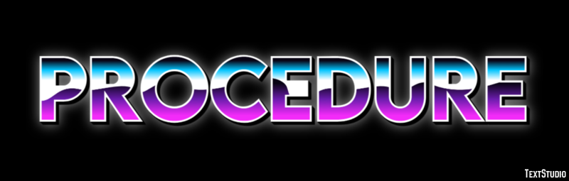 Procedure Text Effect