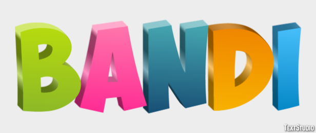 Bandi Texteffekt