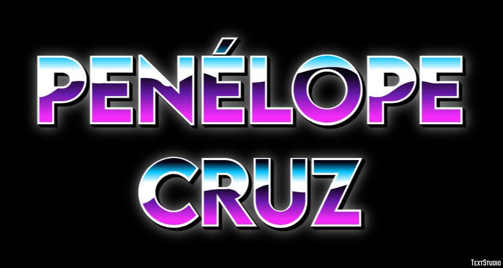 Penélope Cruz Effet de Texte